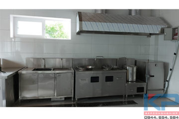 Lắp đặt bếp ăn công nhân nhà máy Vihamark tại Hà Nam