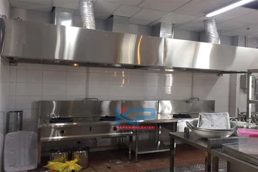 Lắp đặt thiết bị bếp công nghiệp cho nhà hàng tại Hà Đông